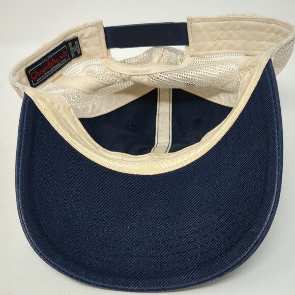 Fenway Snapback Trucker Hat Blue One Size Adjustable Mesh Back Chowdaheadz - Picture 7 of 9